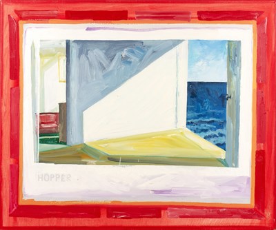 Lot 348 - Mark Lancaster (1938-2011) Hopper oil on...