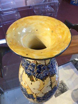 Lot 812 - Della Robbia Pottery Vase, 1897 decorated with...
