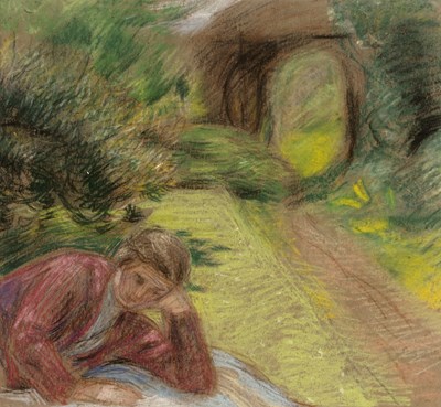 Lot 130 - Maurice Feild (1905-1988) Woman Reclining in a...
