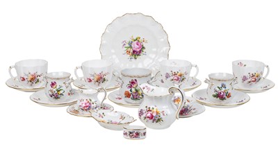 Lot 330 - A Royal Crown Derby part tea service