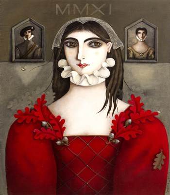 Lot 352 - Irene Jones (b.1938) They Gave her Gifts of...