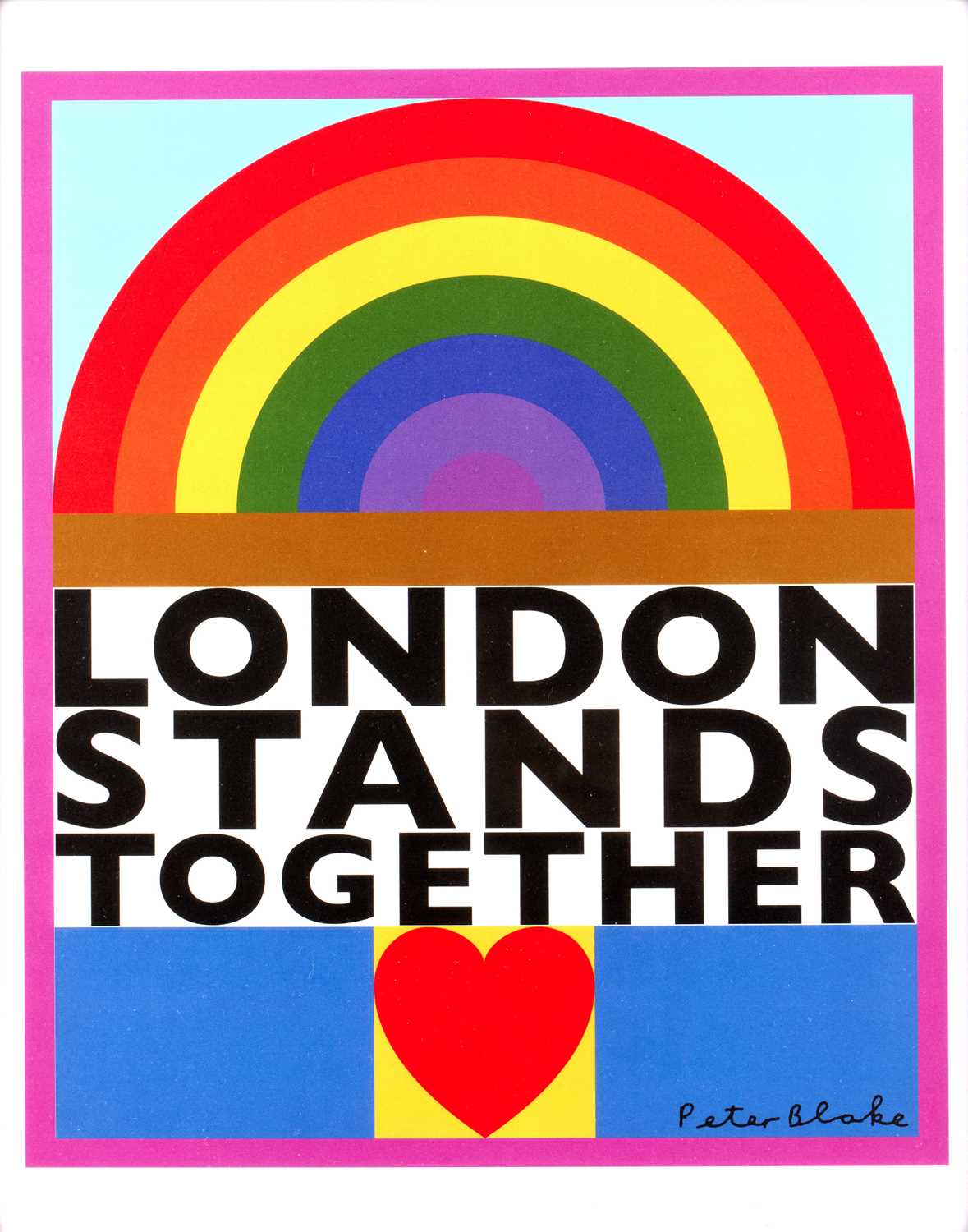 Lot 328 - Peter Blake (b.1932) London Stands Together,...