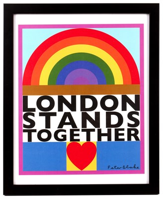 Lot 328 - Peter Blake (b.1932) London Stands Together,...