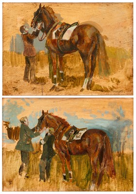 Lot Tom Coates (1941-2023) Racehorse studies,...