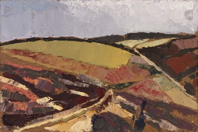 Lot 397 - Richard Ward (Contemporary) Cornish Landscape,...
