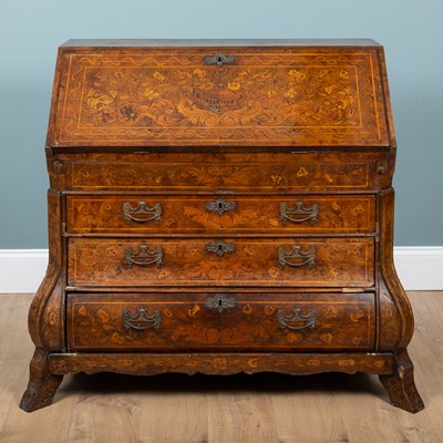Lot 43 - A 19th century Dutch bureau