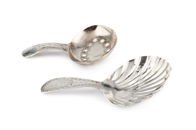 Lot 506 - A George III silver caddy spoon, the oval bowl...