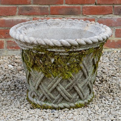 Lot 1350 - A Haddonstone planter