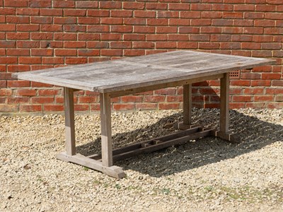Lot 1288 - A Gloster teak garden table