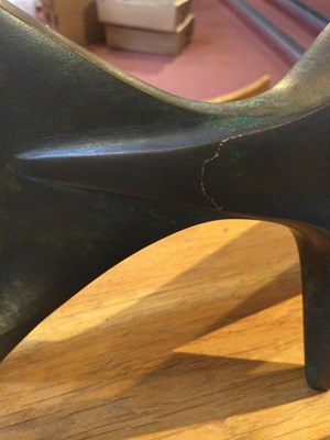 Lot 897 - Robert Fogell (b.1963) Winged Form 1/5, signed...