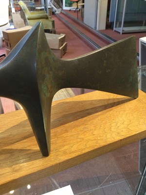 Lot 897 - Robert Fogell (b.1963) Winged Form 1/5, signed...