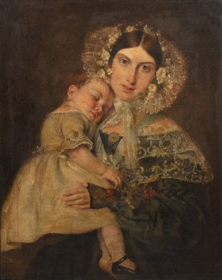 Lot 101 - English School (19th century) Portrait of...