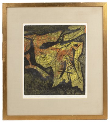 Lot 1 - Gail Singer (1924-1983) 'Tiger's Eye', pencil...