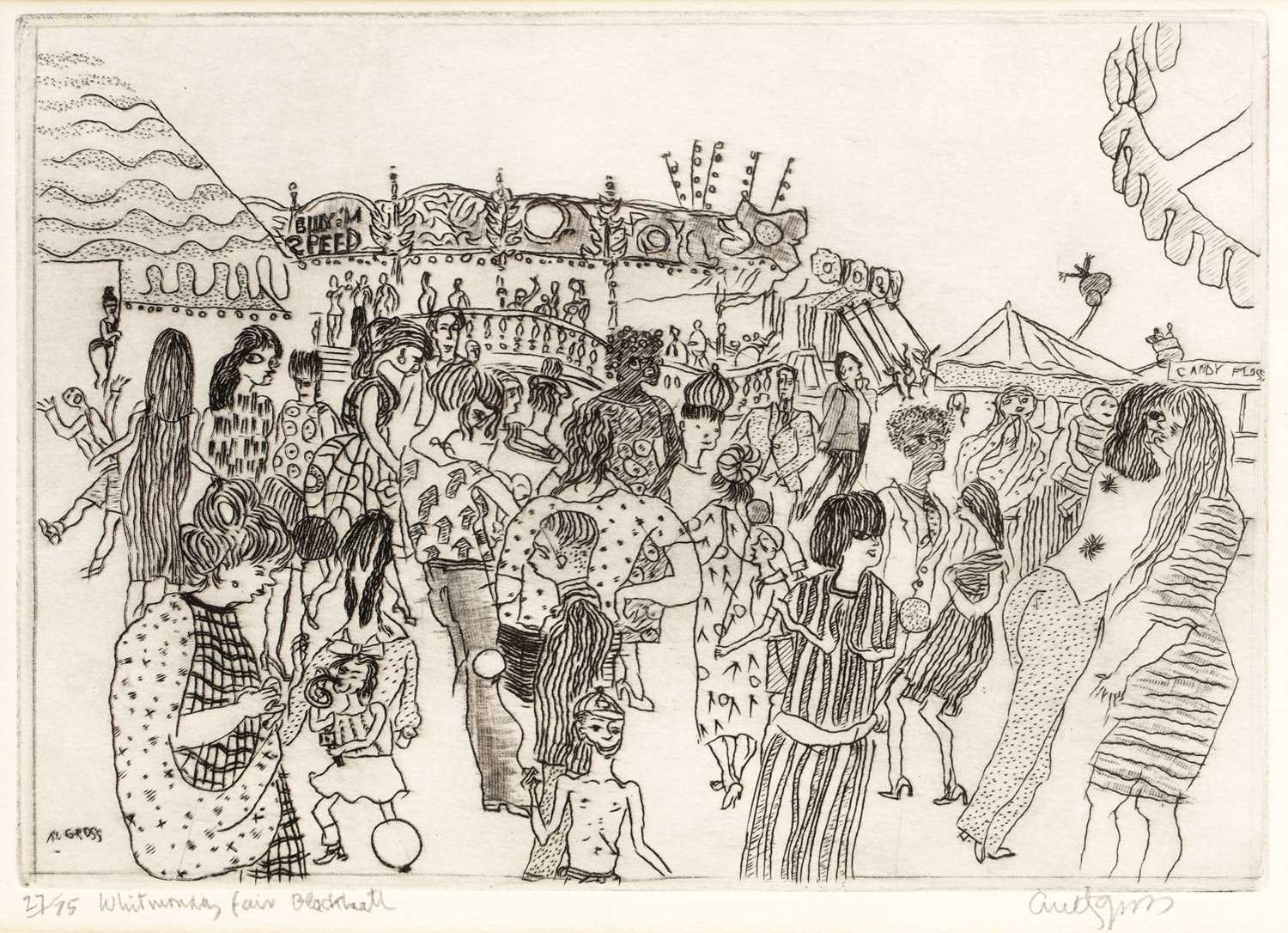 Lot 19 - Anthony Gross (1905-1984) 'Whitmonday Fair,...