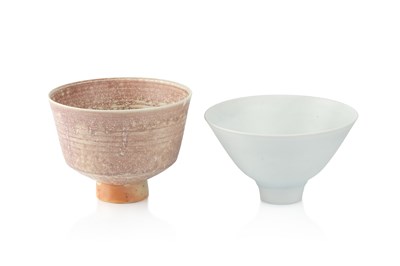 Lot 622 - Mary Rich (b.1940) Two footed bowls one with...