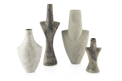 Lot 634 - Chris Carter (b.1945) Four spade form vessels...