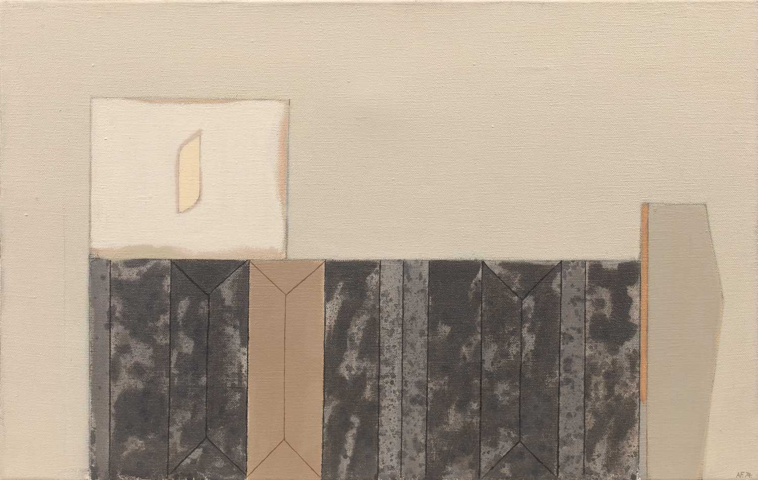 Lot 198 - Alexander Fraser (1940-2020) Line Up, 1974...