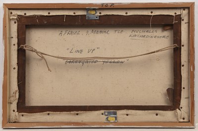 Lot 198 - Alexander Fraser (1940-2020) Line Up, 1974...