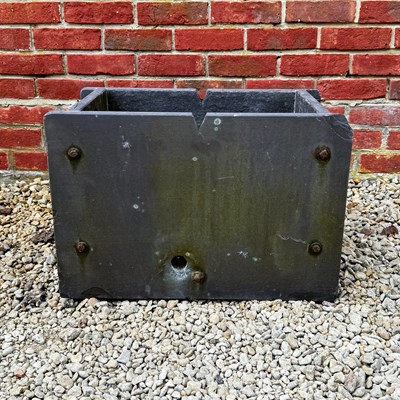Lot 1332 - A Victorian slate tank