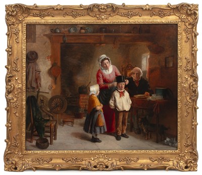 Lot William Hemsley (1819-1906) Sunday Morning,...