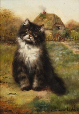 Lot 160 - Adrienne Lester (19th/20th century) A tabby...
