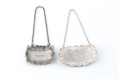 Lot 246 - An early Victorian silver decanter label for...