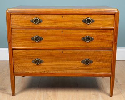 Lot 268 - A 20th century Continental hardwood chest