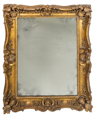 Lot 473 - A wall mirror