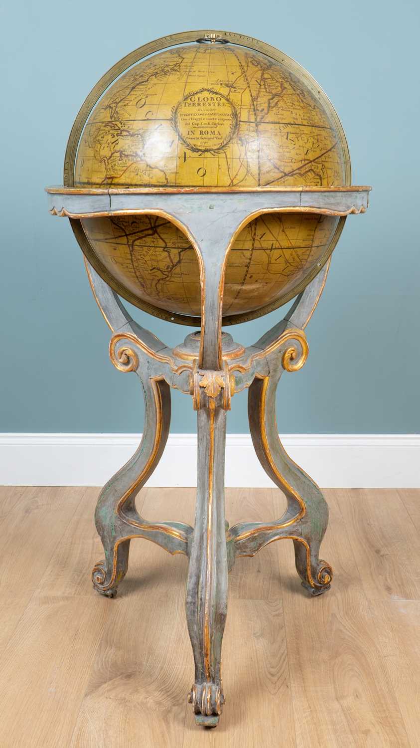 Lot 128 - A terrestrial library globe