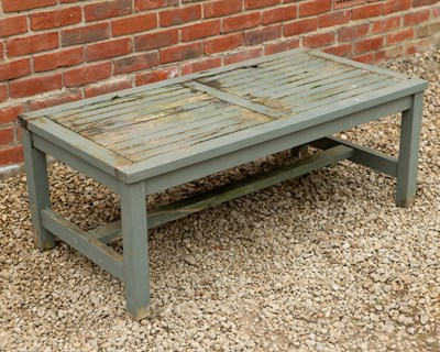 Lot 1487 - A low garden table