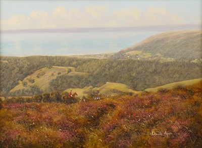 Lot 182 - Donald Ayres (b.1936) 'Looking over Porlocu...