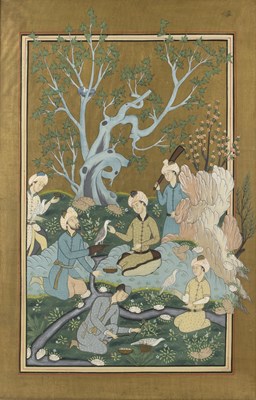 Lot 179 - Persian School 20th Century, group of hunting...
