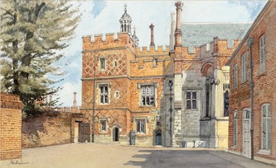 Lot 170 - John Doyle (b.1928) Brewhouse Yard, Eton,...