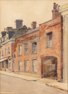 Lot 173 - Nora Davison (act. 1881-1905) House entrance,...