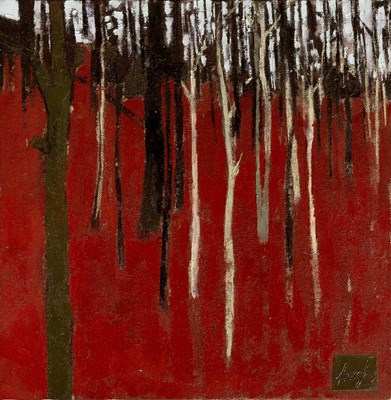 Lot 358 - Leigh Davis (b.1976) Woodland signed (lower...
