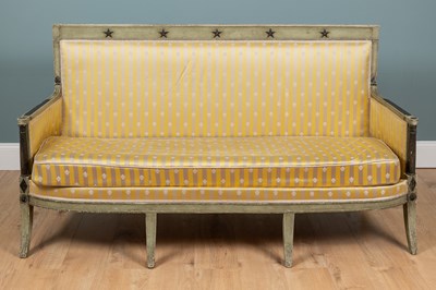 Lot 40 - An early 19th century Scandinavian salon suite