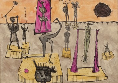 Lot 299 - Desmond Morris (b.1928) Rites of Winter, 1960...