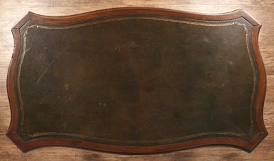Lot 73 - Walnut centre/library table Late 19th Century,...