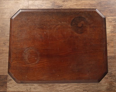 Lot 34 - Mahogany work table 19th Century, with fitted...