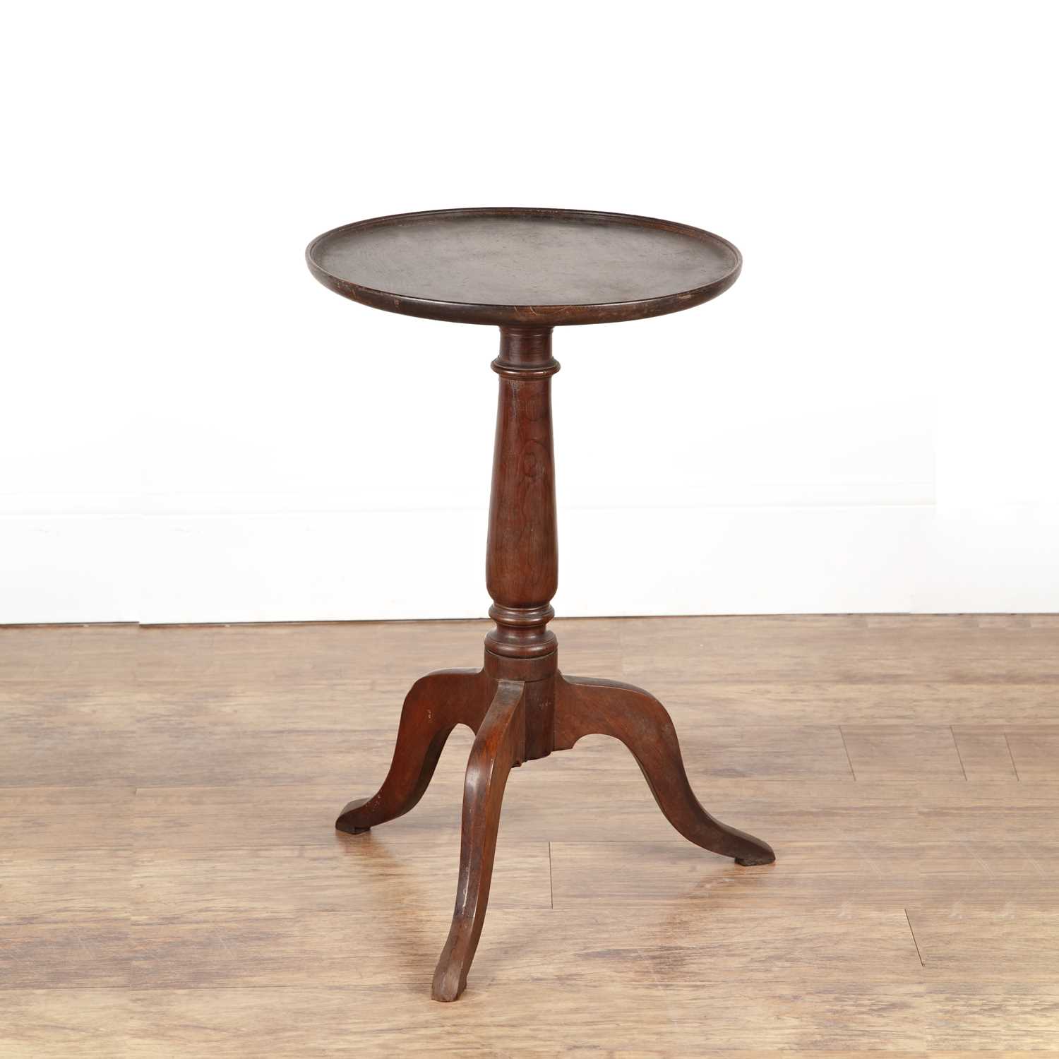 Lot 62 - Circular tray top tripod table 18th Century,...