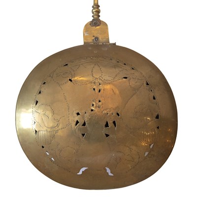 Lot 32 - Warming pan Dutch, Late 17th Century, with an...