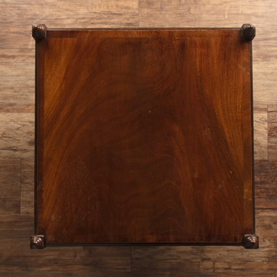 Lot 39 - Mahogany occasional table reproduction, two...