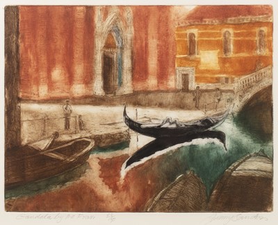 Lot 175 - Jenny Sanders (Contemporary) 'Gondala by the...