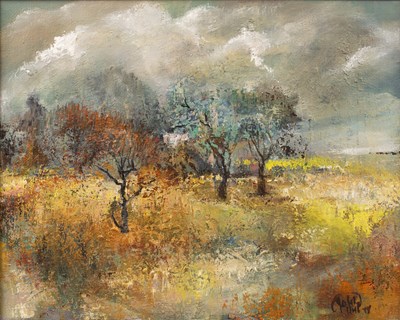 Lot 176 - 20th Century Continental School 'Trees in a...