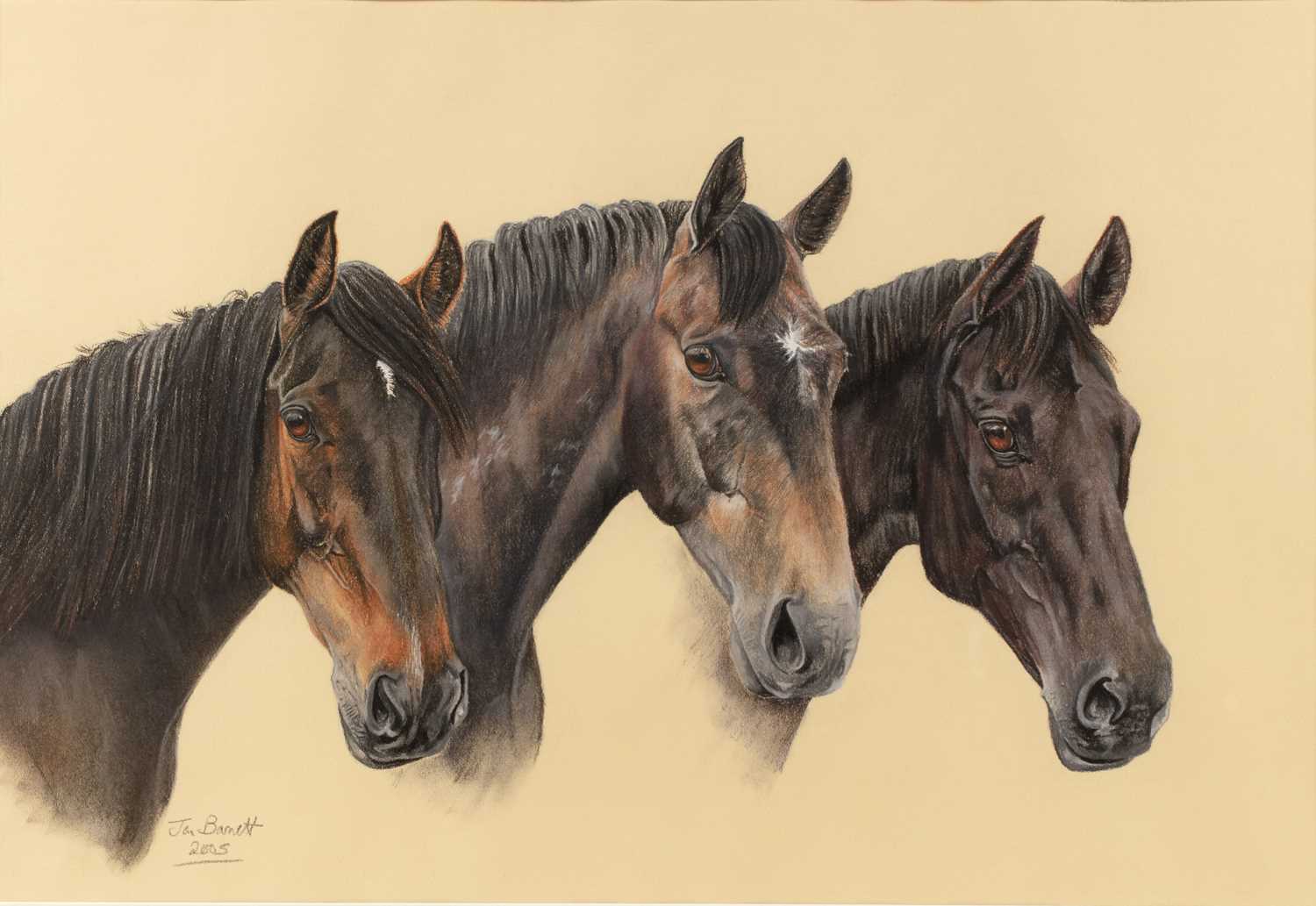 Lot 177 - Jan Barnett (Contemporary) 'La Triplicate',...