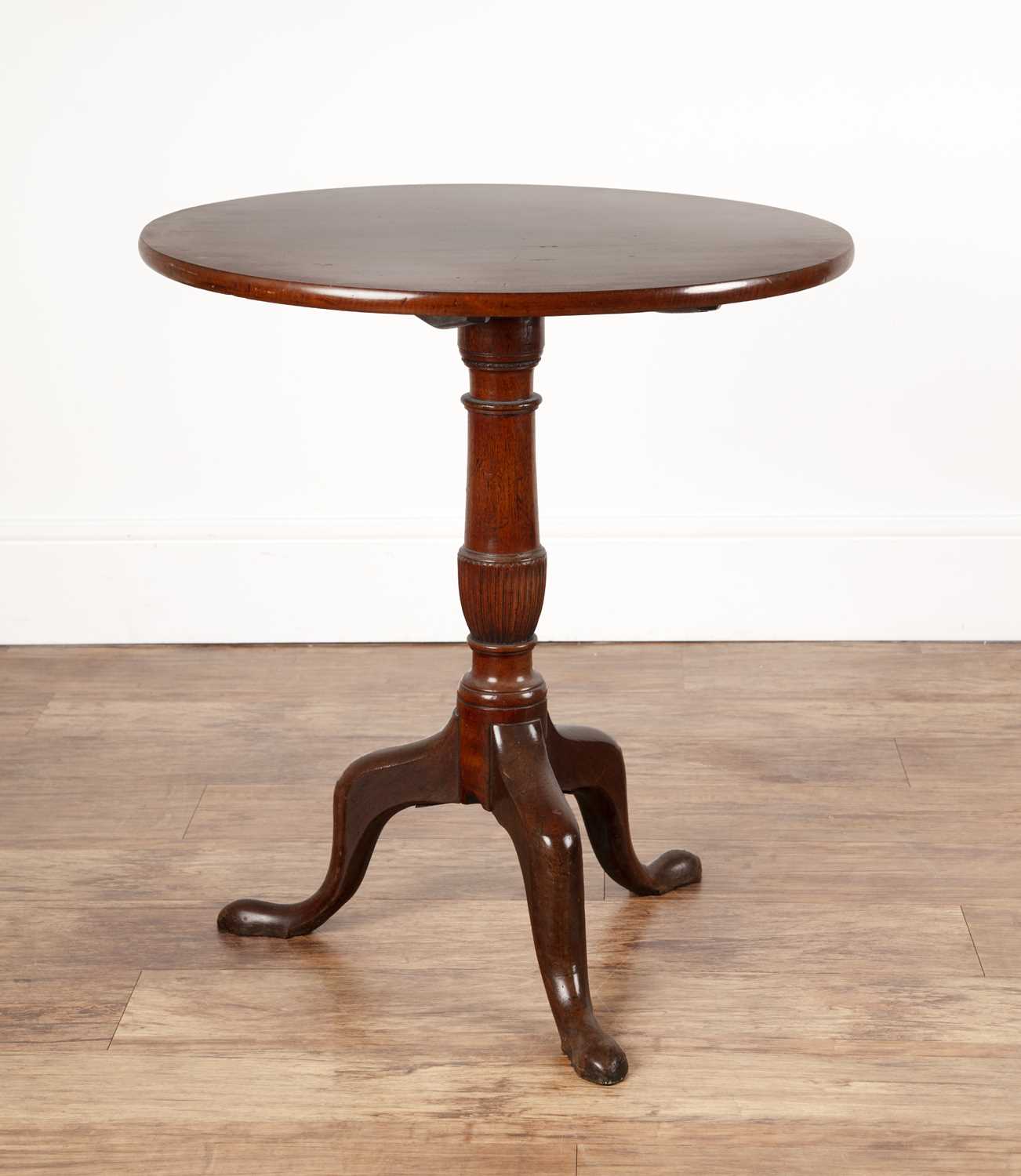 Lot 44 - Mahogany tilt-top tripod table Late 18th/early...