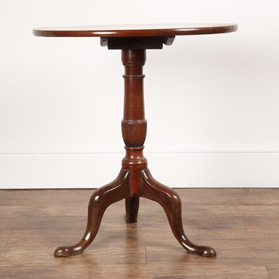 Lot 44 - Mahogany tilt-top tripod table Late 18th/early...