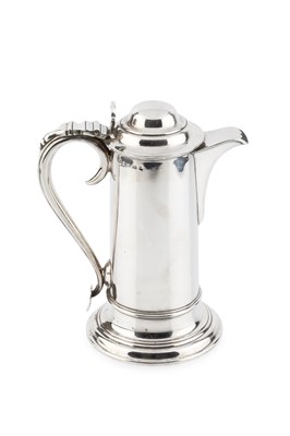 Lot 214 - A mid-19th century silver plated tankard, of...
