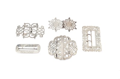 Lot 444 - A collection of buckles, to include a late...