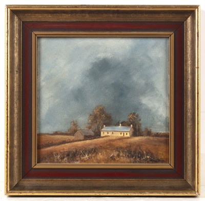Lot 186 - Derek Jones (Contemporary) 'Cottage View', oil...